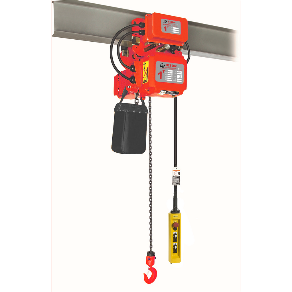 1 Ton 3PH 460/230v Hoist + Trolley