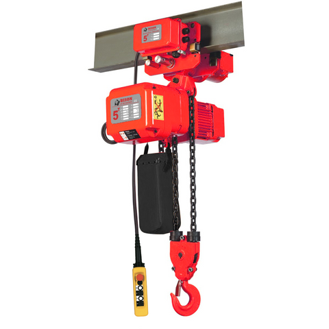 5 Ton 3PH 460/230v Hoist + Trolley